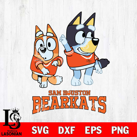 Sam Houston Bearkats Bluey Chilli Mode Dance Svg Eps Dxf Png File, Digital Download, Instant Download