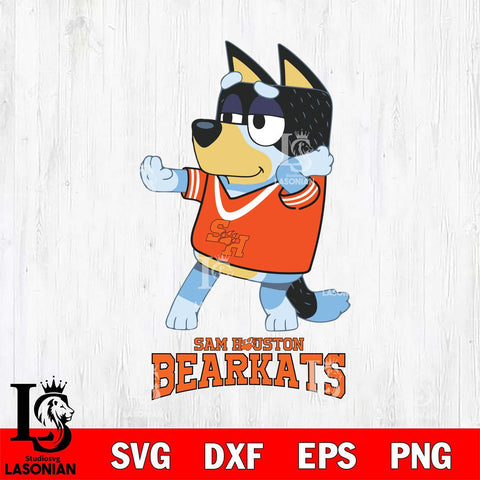 Sam Houston Bearkats Bluey Dad Dance Svg Eps Dxf Png File, Digital Download, Instant Download