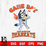 Sam Houston Bearkats Bluey Game Day Svg Eps Dxf Png File, Digital Download, Instant Download