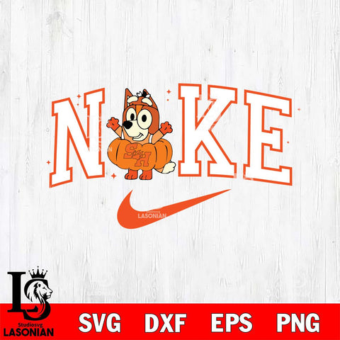 Sam Houston Bearkats Bluey Halloween Nike NCAA Svg Eps Dxf Png File, Digital Download, Instant Download