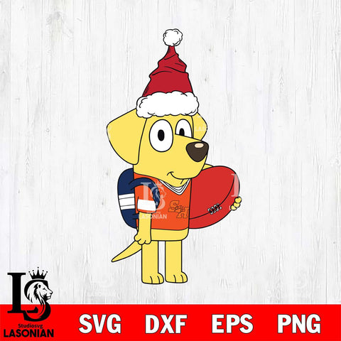 Sam Houston Bearkats Bluey Lucky Christmas Svg Eps Dxf Png File, Digital Download, Instant Download