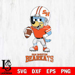 Sam Houston Bearkats Bluey rugby Svg Eps Dxf Png File, Digital Download ,Instant Download, Cricut File