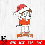 Sam Houston Bearkats Christmas Bluey Jack Sport Cut Files,Bluey Cricut,Christmas Svg , Bluey svg , Digital Download, dxf eps png pdf file