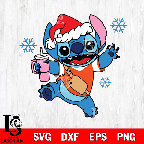 Sam Houston Bearkats Christmas Stitch With Tumbler Svg Eps Dxf Png File, Digital Download, Instant Download