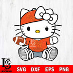 Sam Houston Bearkats Cute Hello Kitty Football 11 Svg Eps Dxf Png File, NCAA svg, Digital Download, Instant Download