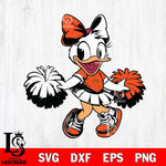 Sam Houston Bearkats Daisy Duck Cheerleader Svg Eps Dxf Png File, NCAA svg, Digital Download, Instant Download