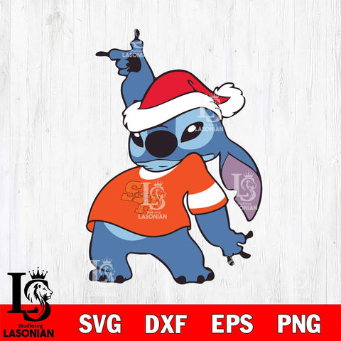 Sam Houston Bearkats Disney Lilo & Stitch Christmas Svg Eps Dxf Png File, Digital Download, Instant Download