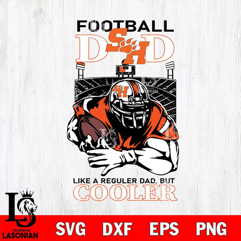 Sam Houston Bearkats Football Dad Cooler Svg Eps Dxf Png File, Digital Download, Instant Download