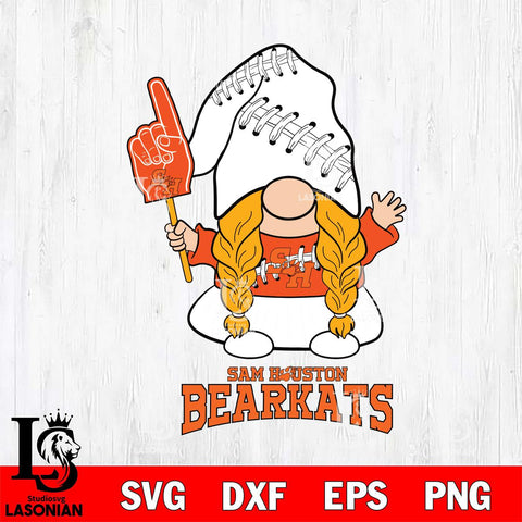 Sam Houston Bearkats Gnomes Fan Svg Eps Dxf Png File, Digital Download, Instant Download