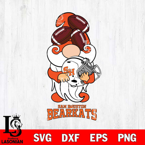 Sam Houston Bearkats Gnomes Helmet Svg Eps Dxf Png File, Digital Download, Instant Download