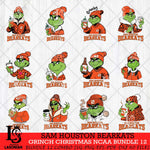 Sam Houston Bearkats Grinch Christmas NCAA Bundle 12 Svg Eps Dxf Png File,Cricut files, Digital Download, Instant Download