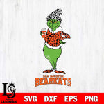 Sam Houston Bearkats Grinch Leopard Coffee Svg Eps Dxf Png File, Digital Download, Instant Download