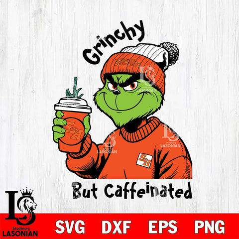 Sam Houston Bearkats Grinchy But Caffeinated Svg Eps Dxf Png File, Digital Download, Instant Download