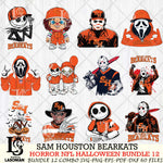 Sam Houston Bearkats Halloween Bundle 12 SVG Svg Eps Dxf Png File, NCAA bundle svg, Digital Download, Instant Download