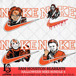 Sam Houston Bearkats Halloween Nike NCAA Bundle 4 Svg Eps Dxf Png File, Digital Download, Instant Download