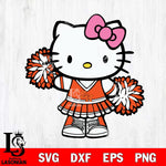 Sam Houston Bearkats Hello Kitty Cheerleader 11 Svg Eps Dxf Png File, Digital Download, Instant Download