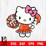 Sam Houston Bearkats Hello Kitty Cheerleader 12 Svg Eps Dxf Png File, Digital Download, Instant Download