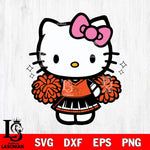 Sam Houston Bearkats Hello Kitty Cheerleader Svg Eps Dxf Png File, Digital Download, Instant Download