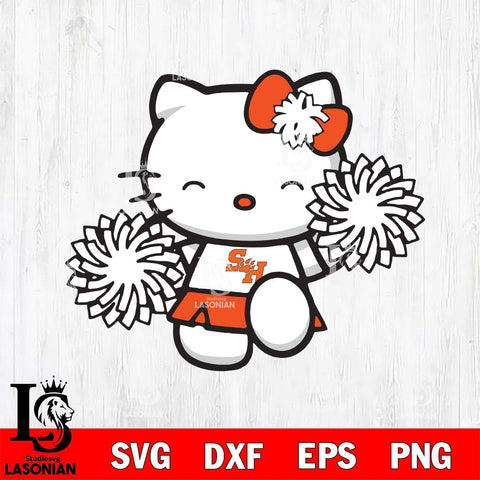 Sam Houston Bearkats Hello Kitty Cheerleader Svg Eps Dxf Png File, Digital Download, Instant Download