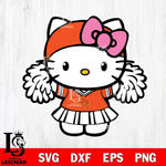 Sam Houston Bearkats Hello Kitty Cheerleader 5 Svg Eps Dxf Png File, Digital Download, Instant Download