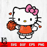 Sam Houston Bearkats Hello Kitty Cheerleader 6 Svg Eps Dxf Png File, Digital Download, Instant Download