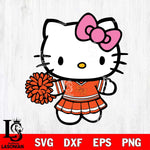 Sam Houston Bearkats Hello Kitty Cheerleader 8 Svg Eps Dxf Png File, Digital Download, Instant Download