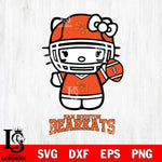 Sam Houston Bearkats Hello Kitty NCAA 1 Svg Eps Dxf Png File, Digital Download, Instant Download