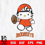 Sam Houston Bearkats Hello Kitty NCAA 4 Svg Eps Dxf Png File, Digital Download, Instant Download