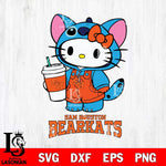 Sam Houston Bearkats Hello Kitty Stitch Svg Eps Dxf Png File, NCAA svg, Digital Download, Instant Download