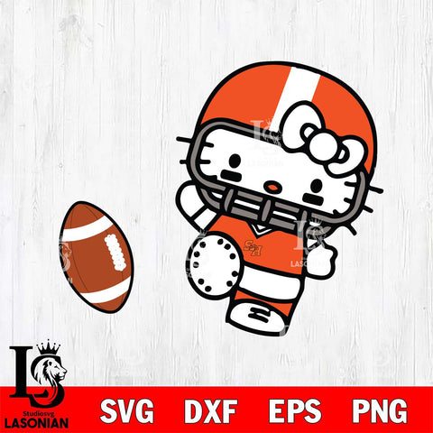 Sam Houston Bearkats Hello Kitty sport 12 Svg Eps Dxf Png File, NCAA svg, Digital Download, Instant Download