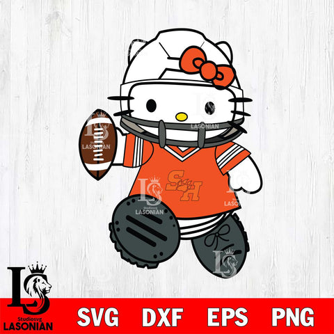 Sam Houston Bearkats Hello Kitty sport Svg Eps Dxf Png File, NCAA svg, Digital Download, Instant Download