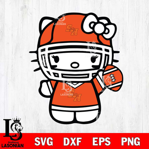 Sam Houston Bearkats Hello Kitty sport 6 Svg Eps Dxf Png File, NCAA svg, Digital Download, Instant Download