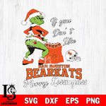 Sam Houston Bearkats Merry kissmyass grinch Svg Eps Dxf Png File,NCAA Svg Files,Digital Download,Sublimation,Instant Download