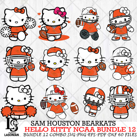 Sam Houston Bearkats NCAA Bundle 12 Svg Eps Dxf Png File, NCAA svg, Digital Download, Instant Download