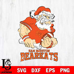 Sam Houston Bearkats Santa Claus Angry Svg dxf eps png pdf file,NCAA svg,Digital Download,Cricut file