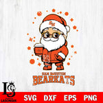 Sam Houston Bearkats Santa Claus Coffe Svg dxf eps png pdf file,NCAA svg,Digital Download,Cricut file