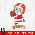 Sam Houston Bearkats Santa Claus Cute Svg dxf eps png pdf file,NCAA svg,Digital Download,Cricut file