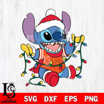 Sam Houston Bearkats Stitch Christmas Lights Svg Eps Dxf Png File, Digital Download, Instant Download