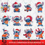 Sam Houston Bearkats Stitch Christmas NCAA Bundle 12 Svg Eps Dxf Png File, Digital Download, Instant Download