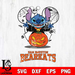 Sam Houston Bearkats Stitch Horror Halloween Svg Eps Dxf Png File, Digital Download, Instant Download