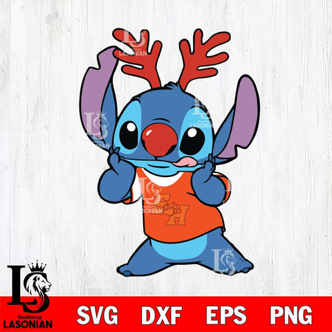 Sam Houston Bearkats Stitch Reindeer Svg Eps Dxf Png File, Digital Download, Instant Download