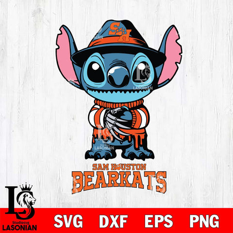 Sam Houston Bearkats Stitich Freddy Krueger Svg Eps Dxf Png File, NCAA svg, Digital Download, Instant Download