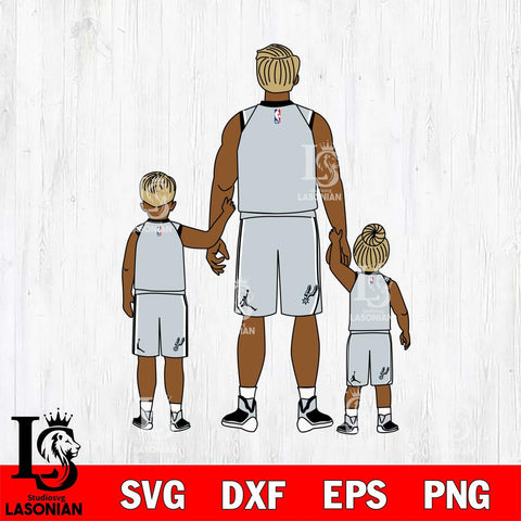 San Antonio Spurs Father day , Best Dad Ever , NBA Basketball Svg Eps Dxf Png File, Digital Download, Instant Download