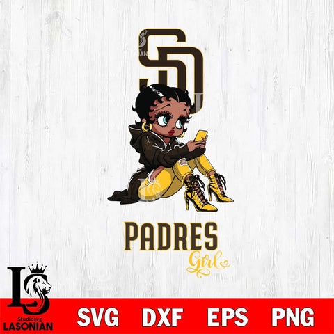 San Diego Padres Beauty Black Fan Girl Football