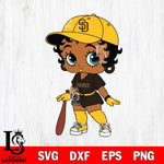 San Diego Padres Betty Boop MLB 7 Svg Eps Dxf Png File, MLB svg, Digital Download, Instant Download