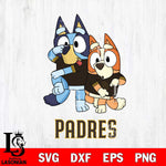 San Diego Padres Bluey Chilli Dance Mode Svg Eps Dxf Png File, Digital Download, Instant Download