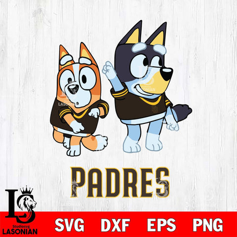 San Diego Padres Bluey Chilli Mode Dance Svg Eps Dxf Png File, Digital Download, Instant Download