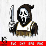 San Diego Padres Ghostface 6 Svg Eps Dxf Png File, Digital Download, Instant Download