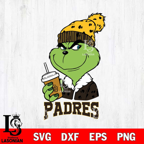 San Diego Padres Grinch hat Svg Eps Dxf Png File, Digital Download, Instant Download