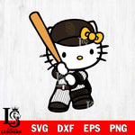 San Diego Padres Hello Kitty 2 Svg Eps Dxf Png File, Digital Download, Instant Download